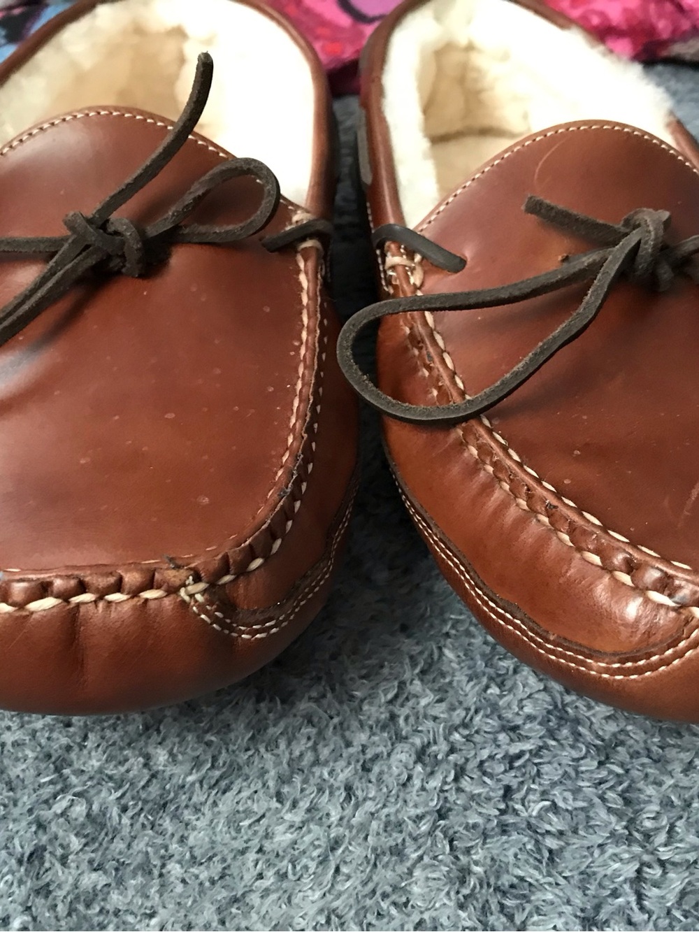 Men's Leather Double-Sole LLBean Slippers, Leather-Lined
